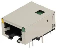 RJ45 CONN, R/A JACK, 1PORT, 8P8C, TH 2489084-1