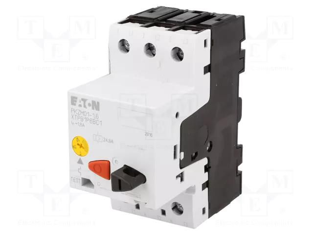 Motor breaker; 0.55kW; 220÷690VAC; for DIN rail mounting; IP20 EATON ELECTRIC PKZM01-1.6