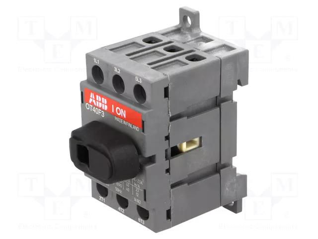 Switch-disconnector; Poles: 3; for DIN rail mounting; 40A; OT ABB OT40F3