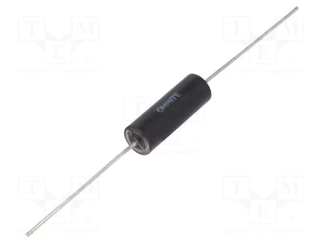 Resistor: wire-wound; THT; 100mΩ; 5W; ±1%; Ø8.4x23.8mm; -55÷275°C OHMITE 15FR100E
