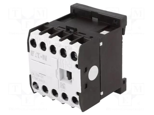 Contactor: 3-pole; NO x3; Auxiliary contacts: NC; 230VAC; 8.8A EATON ELECTRIC DILEM-01-230VAC