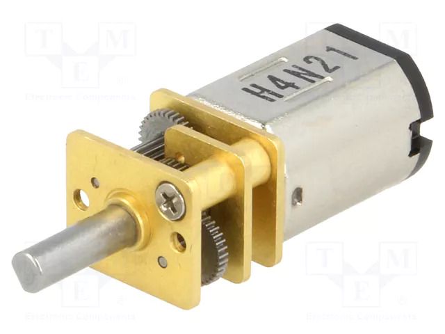 Motor: DC; with gearbox; HPCB 12V; 12VDC; 750mA; Shaft: D spring POLOLU POLOLU-3040