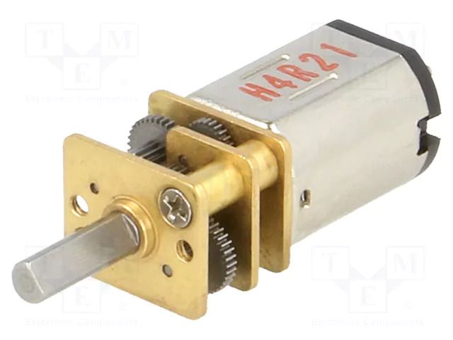 Motor: DC; with gearbox; HPCB 12V; 12VDC; 750mA; Shaft: D spring POLOLU POLOLU-3054