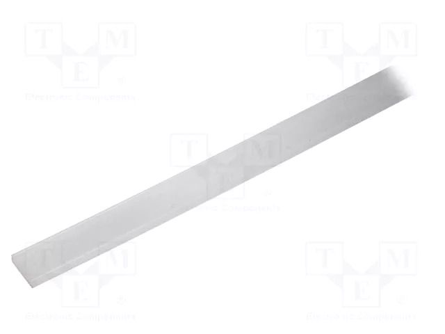Cover for LED profiles; white; 2m; Kind of shutter: C; push-in TOPMET TOP-76330038