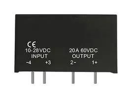 SOLID STATE RELAY, 20A, 3 TO 10VDC, TH MPKSLE60D20-L
