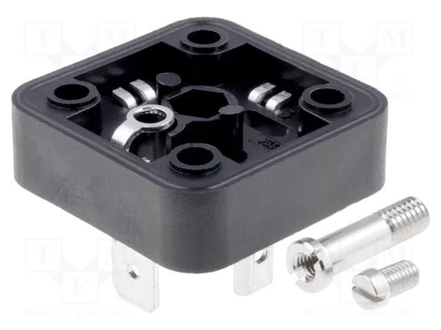 Connector: valve connector; socket; form A; 18mm; male; PIN: 4; 16A HIRSCHMANN GSAZ300