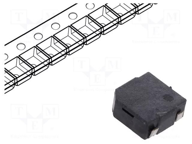 Sound transducer: electromagnetic signaller; SMD; 4000Hz; 100mA LOUDITY LD-BZEL-T54-0505