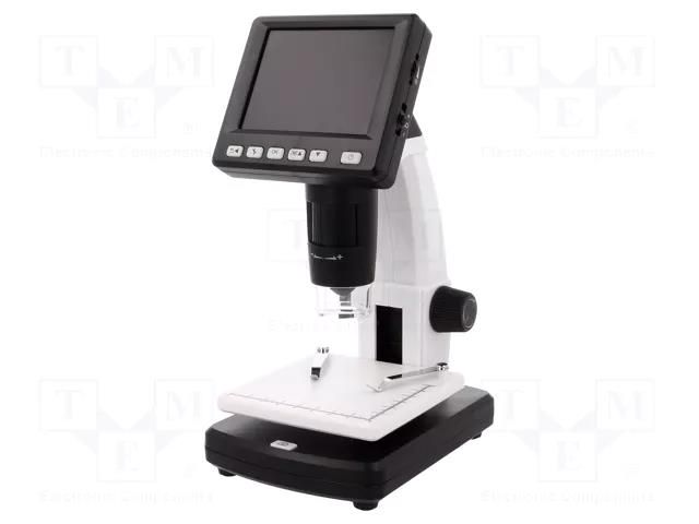 Digital microscope; Mag: x10÷x500; Interface: USB micro; 80x90mm NEWBRAND NB-MIKR-500