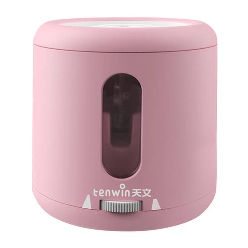 Tenwin 8035-4 battery/USB electric sharpener with container (pink), Tenwin TW8035-4