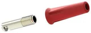 TEST JACK, 36A, SOLDER, RED 76-1696