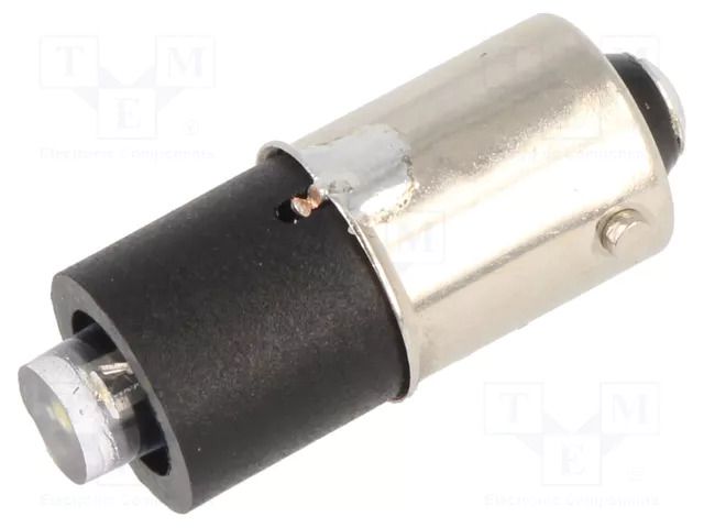 LED lamp; white cold; BA9S; 230VAC; No.of diodes: 1; 5mm; -30÷85°C MARL 215-997-76-38