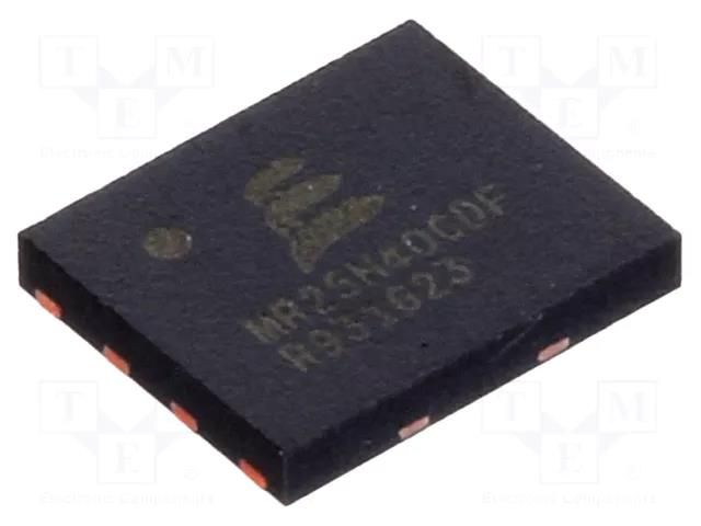 IC: memory; MRAM; 4MbMRAM; SPI; 512kx8bit; 25ns; DFN8; serial; SMD EVERSPIN TECHNOLOGIES MR25H40CDF