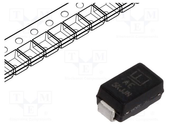 Diode: Schottky rectifying; SMB; SMD; 40V; 2A; reel,tape ONSEMI SS24T3G