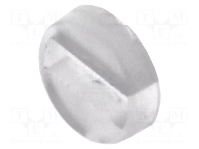Spacer sleeve; LED; Øout: 4mm; ØLED: 3mm; L: 1.5mm; natural; UL94V-2 FIX&FASTEN FIX-LEDS-1.5