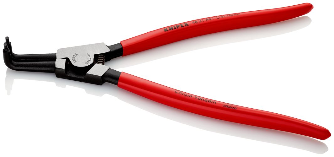 KNIPEX 46 21 A41 Circlip Pliers for external circlips on shafts plastic coated black atramentized 300 mm 46 21 A41 4003773039365