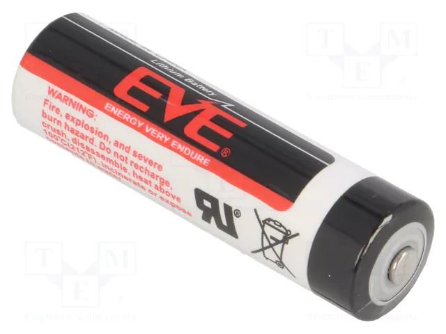 Battery: lithium; 14505; 3.6V; 2700mAh; non-rechargeable EVE BATTERY EVE-ER14505/S