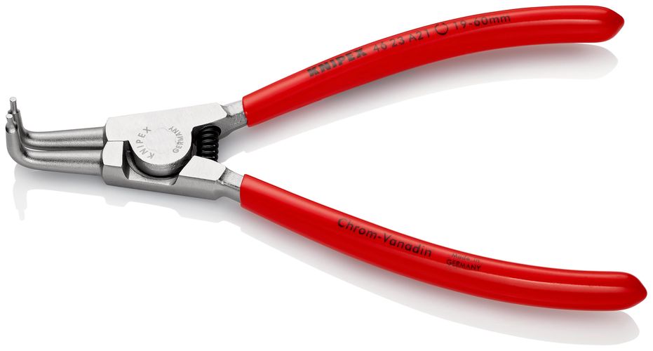 KNIPEX 46 23 A21 Circlip Pliers for external circlips on shafts plastic coated chrome-plated 170 mm 46 23 A21 4003773043034