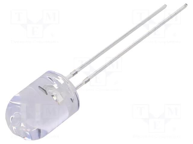 CRLED; blue; 8mm; 5800mcd; 30°; Front: convex; 5.5÷20VDC OPTOSUPPLY OSB5SA8B31B-CR