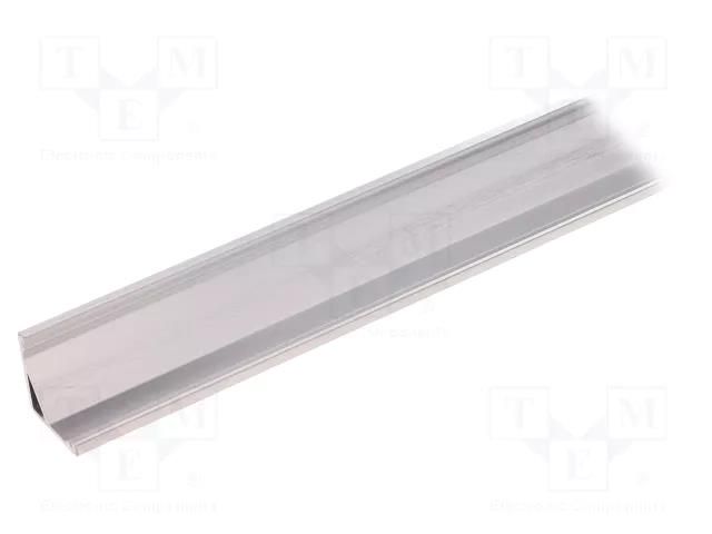 Profiles for LED modules; natural; L: 2m; CABI12; aluminium TOPMET TOP-CABI12-2M