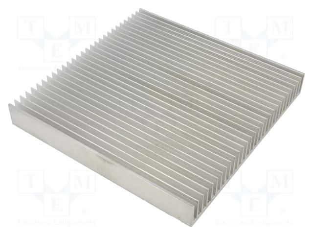 Heatsink: moulded; grilled; natural; L: 200mm; W: 200mm; H: 25mm; raw STONECOLD RAD-C20025/200