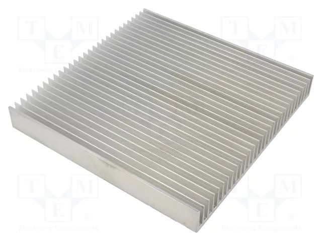 Heatsink: moulded; grilled; natural; L: 200mm; W: 200mm; H: 25mm; raw STONECOLD RAD-C20025/200