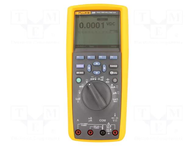 Digital multimeter; Software: Fluke View Forms FLUKE FLK-289/FVF/IR3000