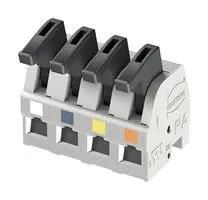 TERMINAL BLOCK, WTB, 4POS, 28-16AWG 14310416201201