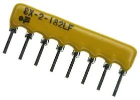 RESISTOR, ISOLATED RESISTOR NETWORK 4, 1.8KOHM, 2%, SIP 4608X-102-182LF.