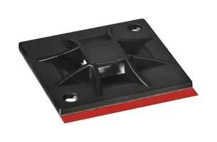 CABLE TIE MNT, ADHESIVE/SCREW, 4.1MM DIA 151-02974 QM30APT-A-PA66-BK