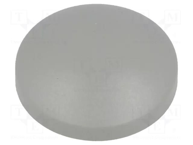 Button; round; grey; plastic MEC MEC1ZC03