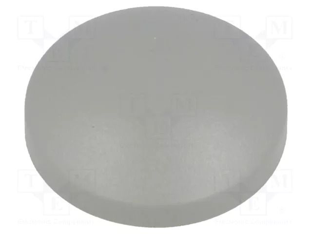 Button; round; grey; plastic MEC MEC1ZC03