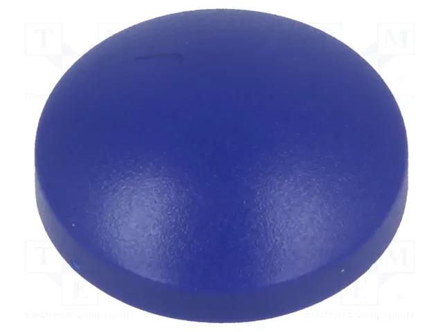 Button; round; blue; plastic MEC MEC1ZC30