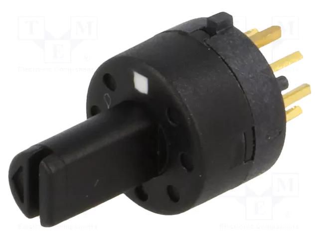 Switch: rotary; Pos: 7; 0.5A/24VDC; Poles number: 1; 45°; -20÷70°C NINIGI SR09168SNG