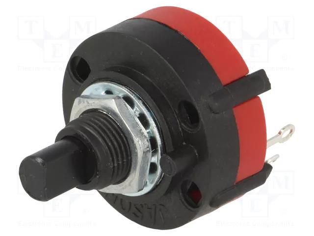 Switch: rotary; Pos: 6; 0.3A/125VAC; Poles number: 1; 30°; -20÷70°C NINIGI SR2611615FN