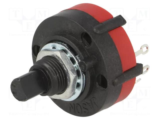 Switch: rotary; Pos: 3; 0.3A/125VAC; Poles number: 1; 30°; -20÷70°C NINIGI SR2611315FN