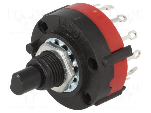 Switch: rotary; Pos: 12; 0.3A/125VAC; Poles number: 1; 30°; -20÷70°C NINIGI SR26111215FN