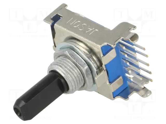 Switch: rotary; Pos: 6; 0.3A/16VDC; Poles number: 1; 30°; -20÷70°C NINIGI SR17B1620F69N