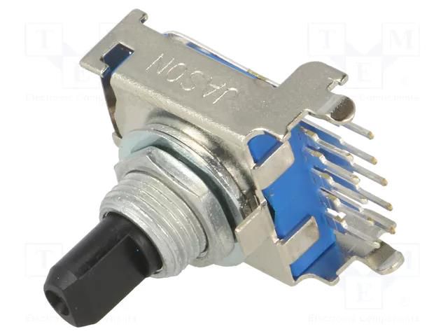 Switch: rotary; Pos: 4; 0.3A/16VDC; Poles number: 1; 30°; -20÷70°C NINIGI SR17B1415F49N