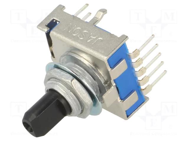 Switch: rotary; Pos: 4; 0.3A/16VDC; Poles number: 1; 30°; -20÷70°C NINIGI SR17A1415F49N