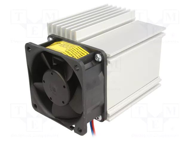 Heatsink: extruded; L: 75mm; W: 75.5mm; H: 65.8mm; aluminium; raw FISCHER ELEKTRONIK LA/27/K/75/12