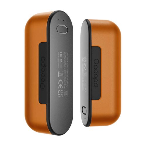 Ocoopa UT2s 2x5000 mAh hand warmer with powerbank function, USB-C, orange, Ocoopa UT2s-OG