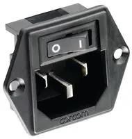 POWER ENTRY MODULE, MALE, 15A 15CUE1