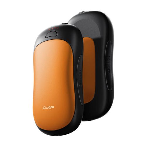 Ocoopa UT3 Pro 2x5000 mAh hand warmer with powerbank function, USB-C, orange/black, Ocoopa UT4102-OG_BK