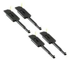SPRUNG HOOK, BLACK, QTY 4 PK-ZS-007B