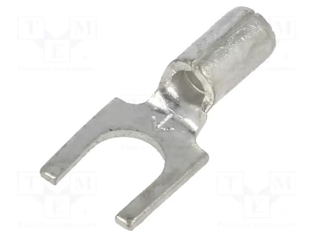 Tip: fork; M4,5; crimped; for cable; non-insulated; copper; 4.98mm KEYSTONE KEYS8223