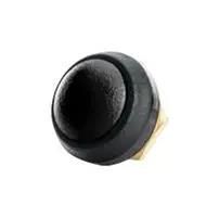 PUSHBUTTON SW, SPST-NO-DB, 0.25A, 12VDC 48-1-RB-N-BK-B