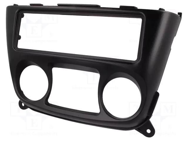 Radio frame; Nissan; 1 DIN; black 4CARMEDIA RAM-40.131