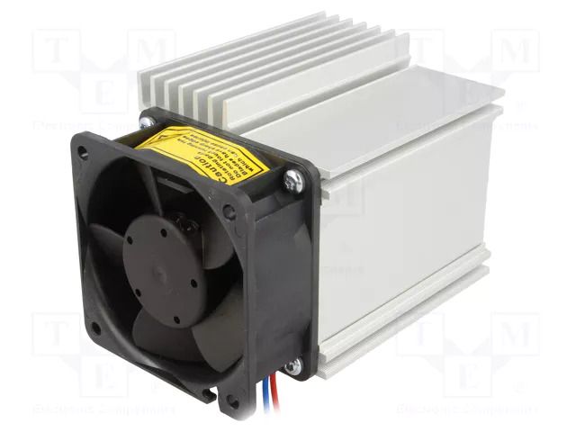 Heatsink: extruded; L: 75mm; W: 75.5mm; H: 65.8mm; aluminium; raw FISCHER ELEKTRONIK LA/27/K/75/24