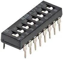 DIP SWITCH, 8POS, SPST, SLIDE 4-1825059-1