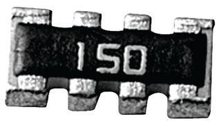 RESISTOR, ISOLATED ARRAY, 4RESISTOR, 10 OHM 5%, SMD YC164-JR-0710RL.